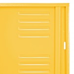 Locker metálico dual grande - 2 puertas amarillo